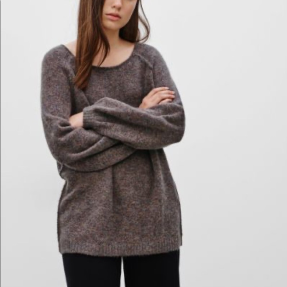Aritzia Wilfred Chapais gray multi sweater - Picture 2 of 8